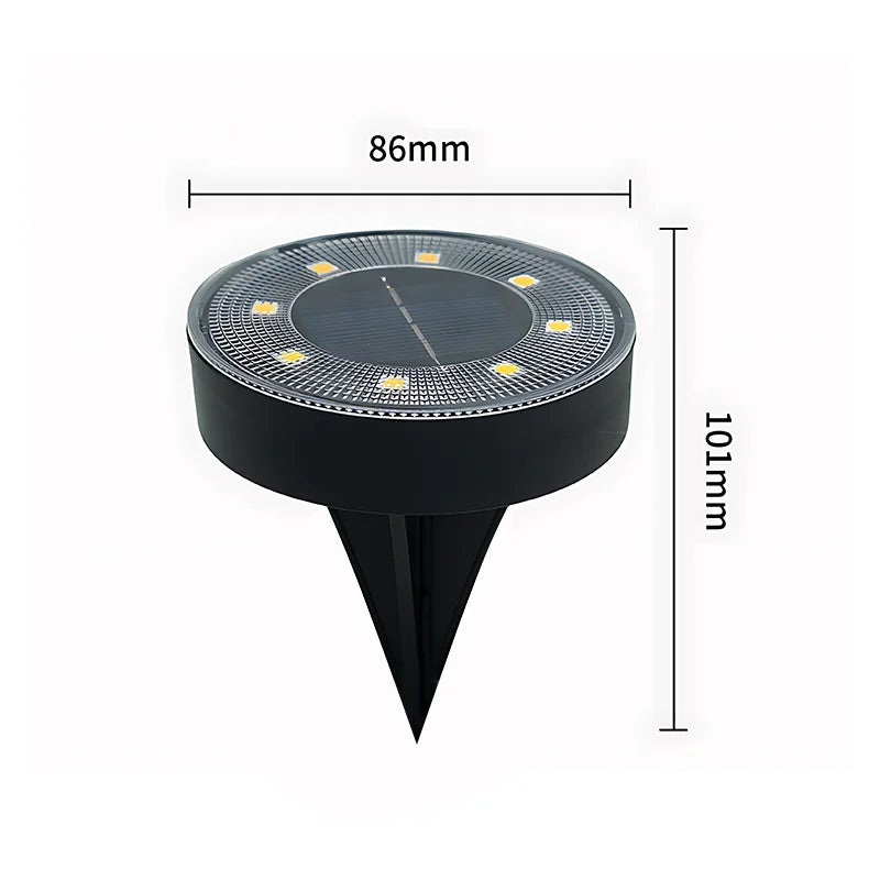 Lampada Solare da Giardino a LED IP68 – Luce da Camminamento e Patio