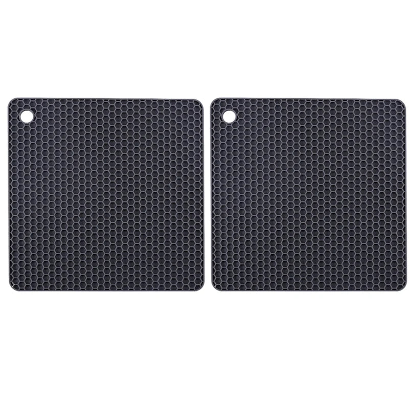 Set da 2/4 Tappetini in Silicone Resistente al Calore per Tazze e Pentole