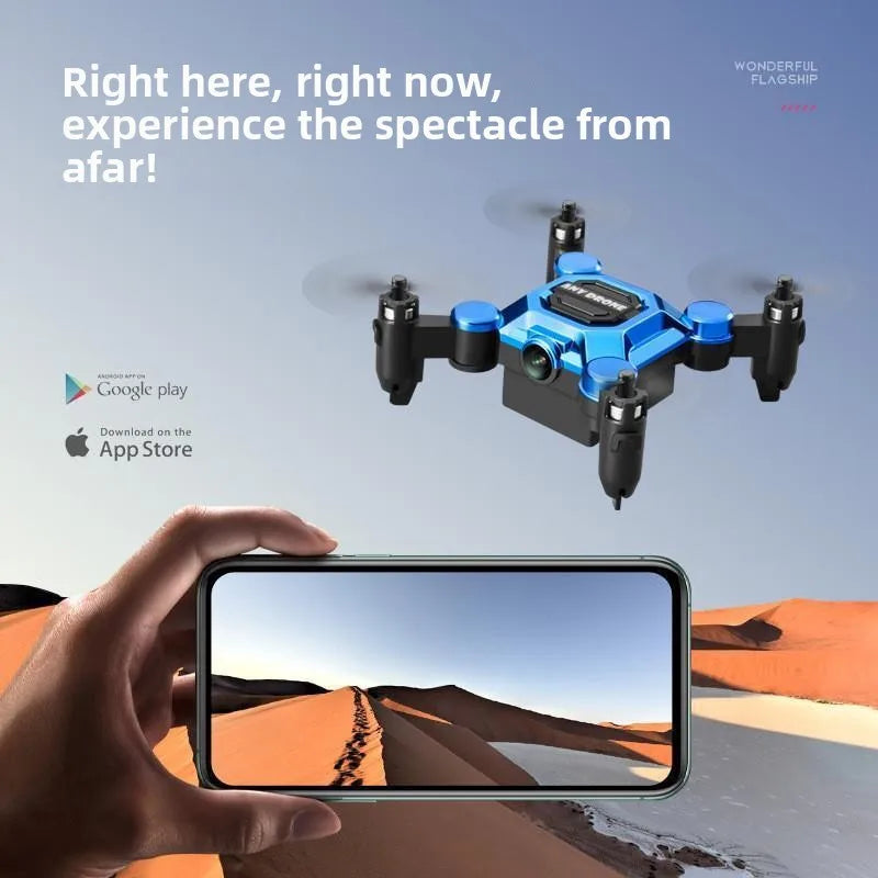 Drone pieghevole mini con videocamera 4K – ideale per studenti