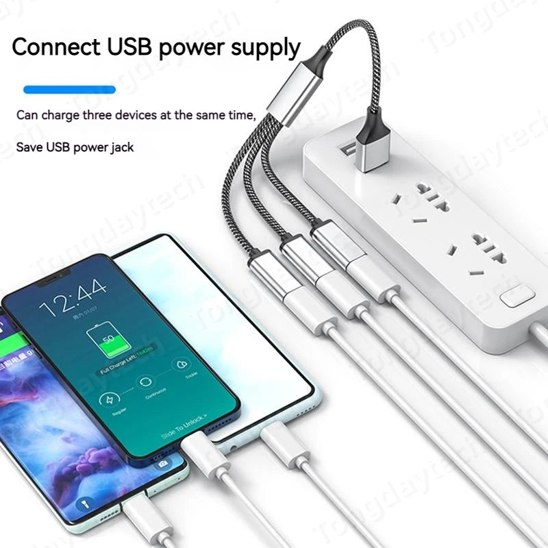 Hub USB Type-C 4 porte con supporto SSD 2.5" - Trasferimento dati veloce