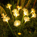 Luci solari a forma di fiore con fibra ottica, 6 teste, impermeabili per…