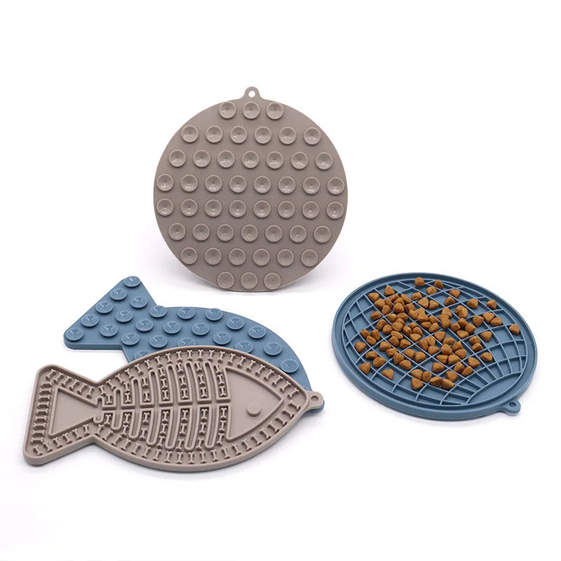Tappetino in Silicone per Gatti e Cuccioli – Licking Mat Anti‑soffocamento