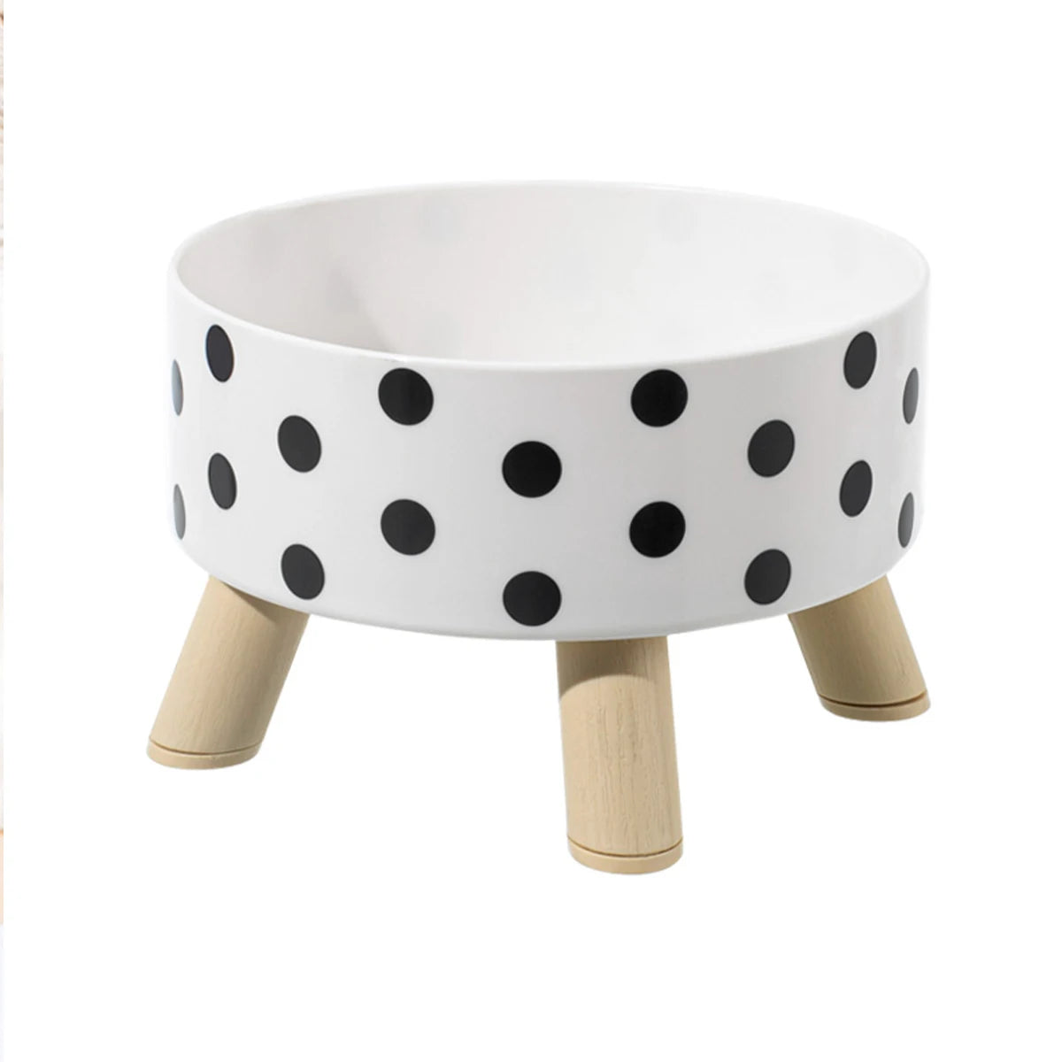 Ciotola in plastica per cani e gatti a scacchi a pois, antiscivolo e facile da…