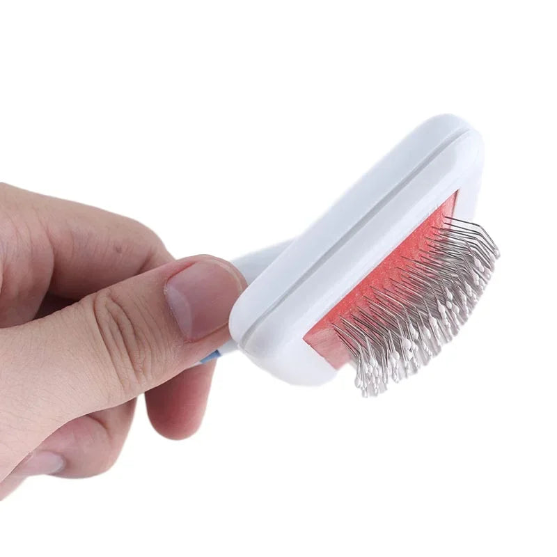 Spazzola per peli di cani e gatti – Pettine grooming con manico ergonomico