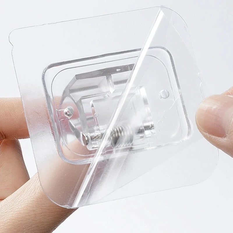 Ganci adesivi auto-adesivi per tende, scaffali e doccia, senza fori