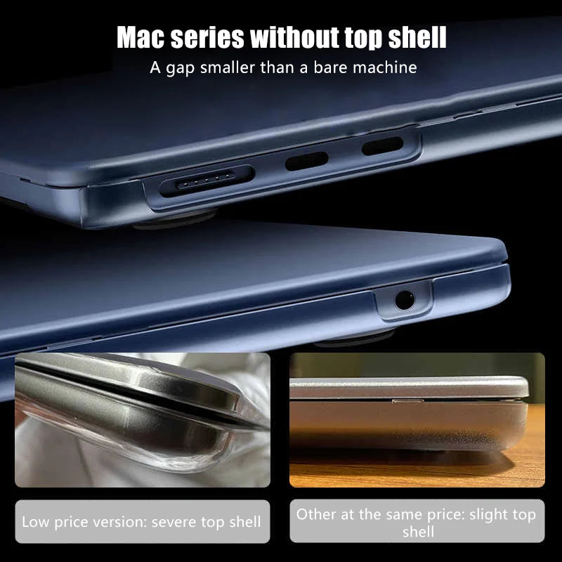 Ultra Thin 2026 M5 Laptop Case For MacBook Air 13 15.3 13.6 Case M4 M2 M3 Funda Macbook Pro 13 M1 14.2 16 16.2 Case 2026 Neo A18