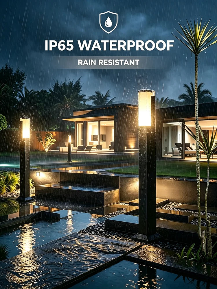 Lampada LED da Giardino Impermeabile 30-80 cm – Design Contemporaneo