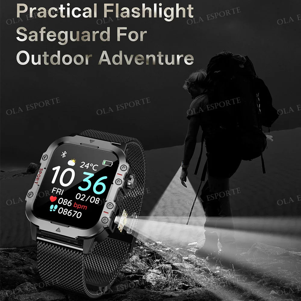 Smartwatch sportivo 2026 con GPS, monitor cardio, impermeabile, compatibile iOS…