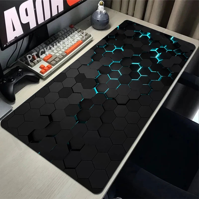 Tappetino per Mouse XXL da Scrivania Design Geometrico Minimal