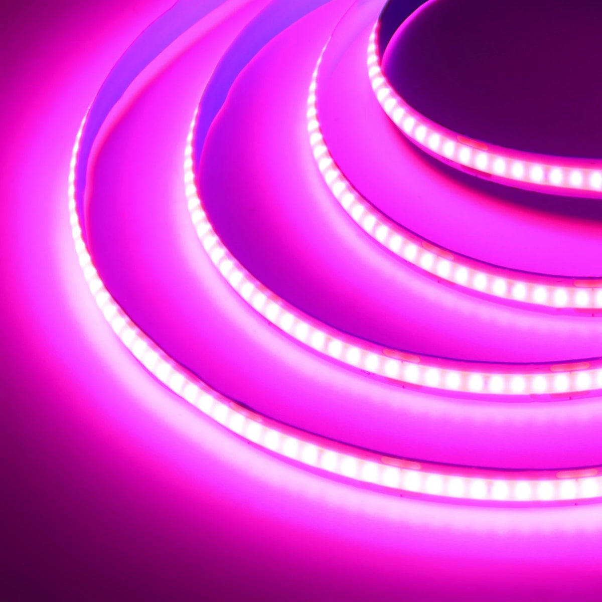 Striscia LED COB 12V flessibile 3‑5‑8 mm, 0,5‑5 m, 9 colori, alta resa cromatica