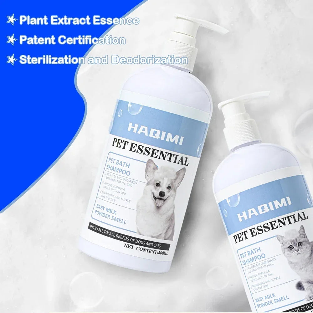 Shampoo Pet 500ml per Cani e Gatti - Detergente Gentle con Estratti Vegetali