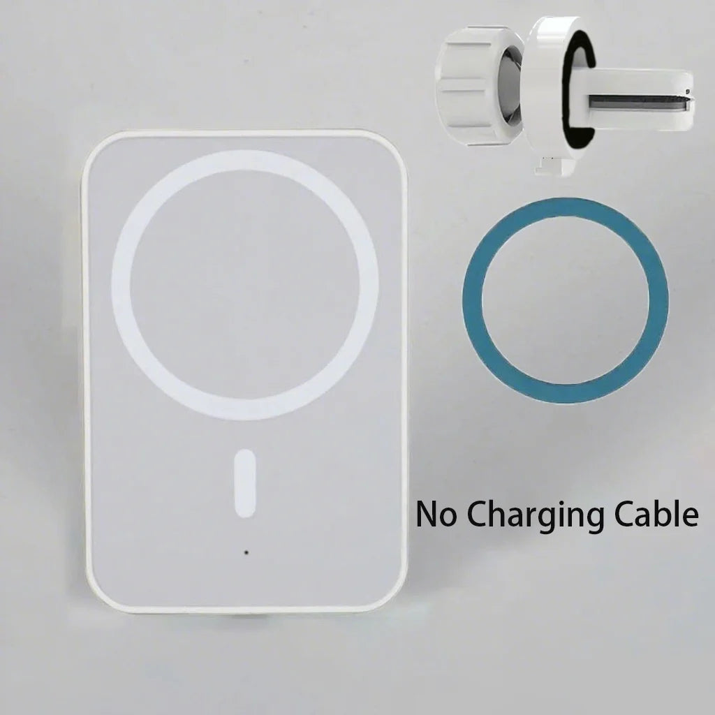 Supporto auto con ricarica wireless magnetica, compatibile MagSafe iPhone 12‑17