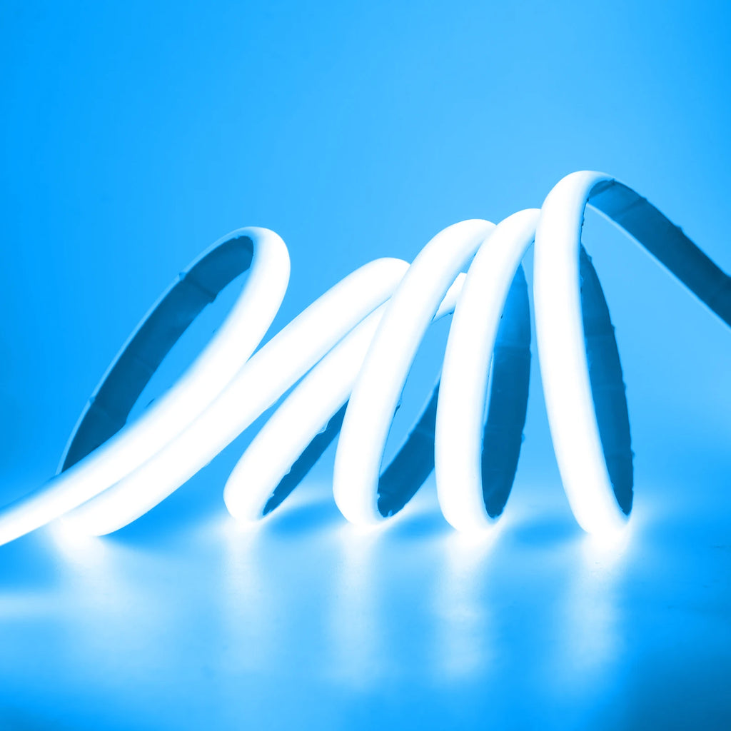 Ruban LED COB 24V étanche, multicolore, énergie solaire