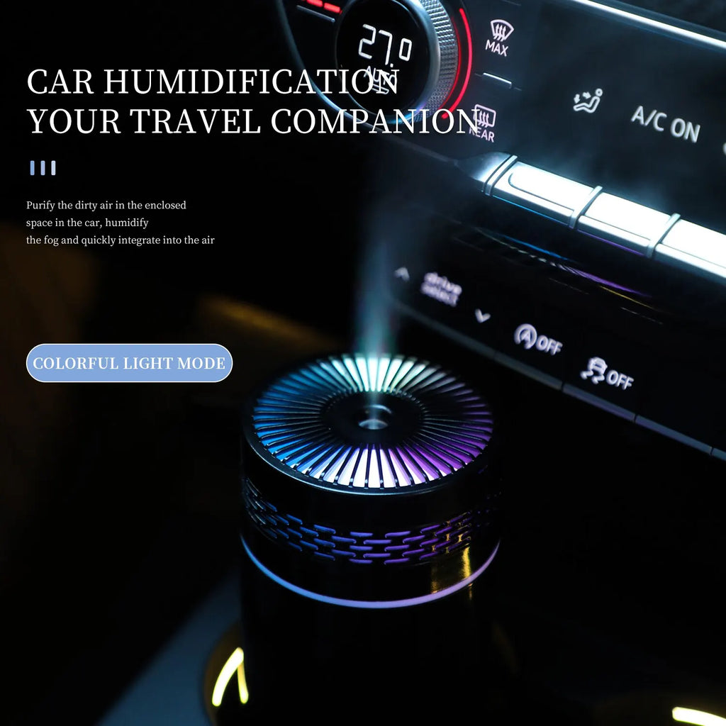 Umidificatore da auto portatile 250 ml con luce LED e aromaterapia USB