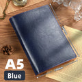 Vintage A5/A6 Notebook Loose-leaf PU Leather Diary Book Detachable Shell Binder Notepad Gift