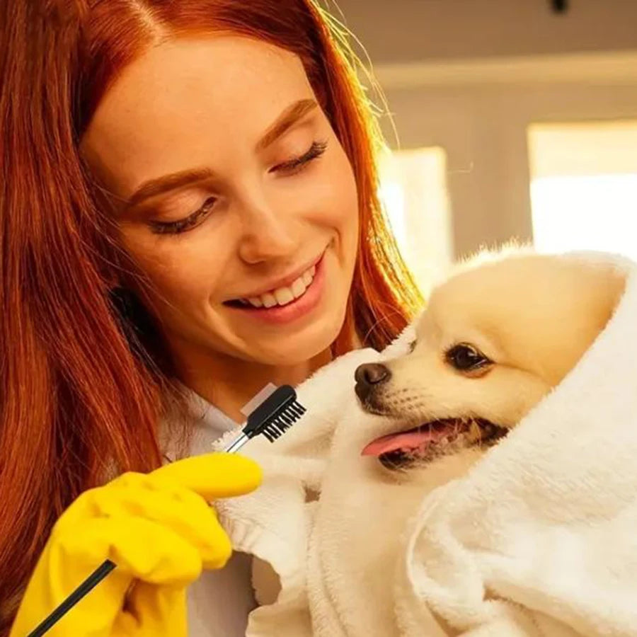 Spazzola per occhi e rimozione macchie lacrimali per cani e gatti – Mj125