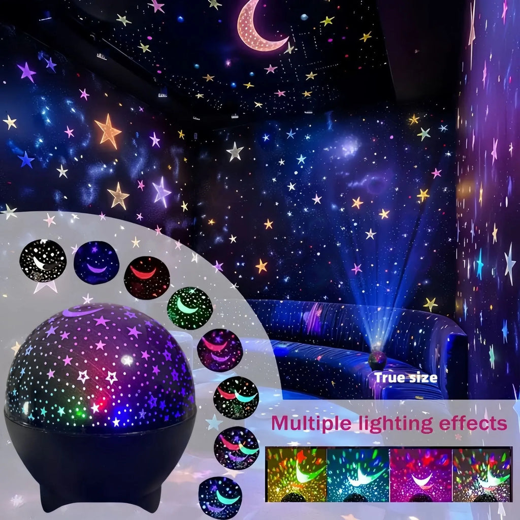 Lampada Proiettore LED RGB 5V USB – Luna Stellata e Galassia per Camera