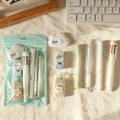 7-In-1 Stationery Set Stdudent Back To School Gel Pen Highlighter Ballpoint Pen  Eternal Pencil Correction Tape Eraser Knife Set