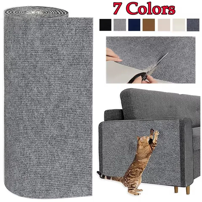 Proteggi Sofa per Gatti - Tappeto Graffiabile 7 Colori Fai da Te