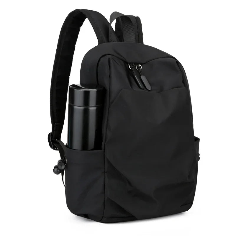 Mini sac à dos de sport pour homme, petit sac à dos de ville noir, sac de voyage, sac d'épaule, sac d'école, sac à dos de créateur en toile, sac de sport, sac Mochila