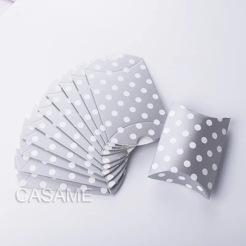 Scatole Favore Pillow in Carta Kraft - Set 10 Pezzi, Matrimonio e Feste