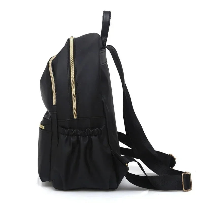 Sac à dos décontracté élégant pour femme, grande capacité, imperméable, pour ordinateur portable, école, voyage