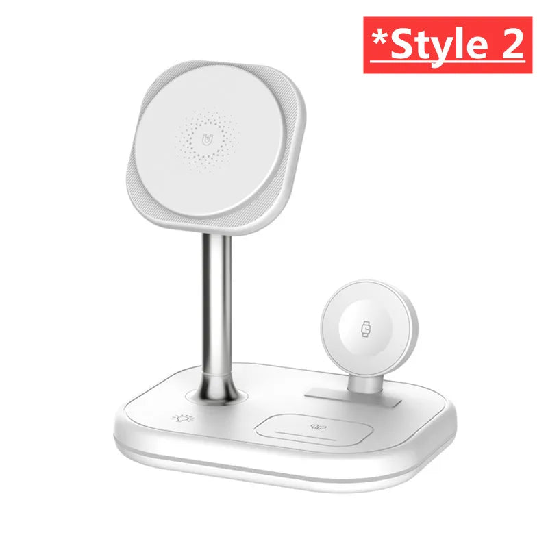 Caricatore wireless 3 in 1 magnetico per iPhone, Apple Watch e AirPods