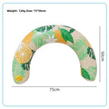 Bouée gonflable en forme de U, siège de piscine flottant avec soutien confortable pour le cou et le dos pour piscine, plage et sports nautiques