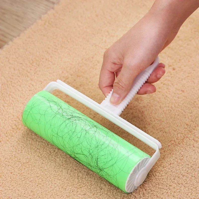 Rullo adesivo lavabile per peli e pelucchi, uso domestico e portatile