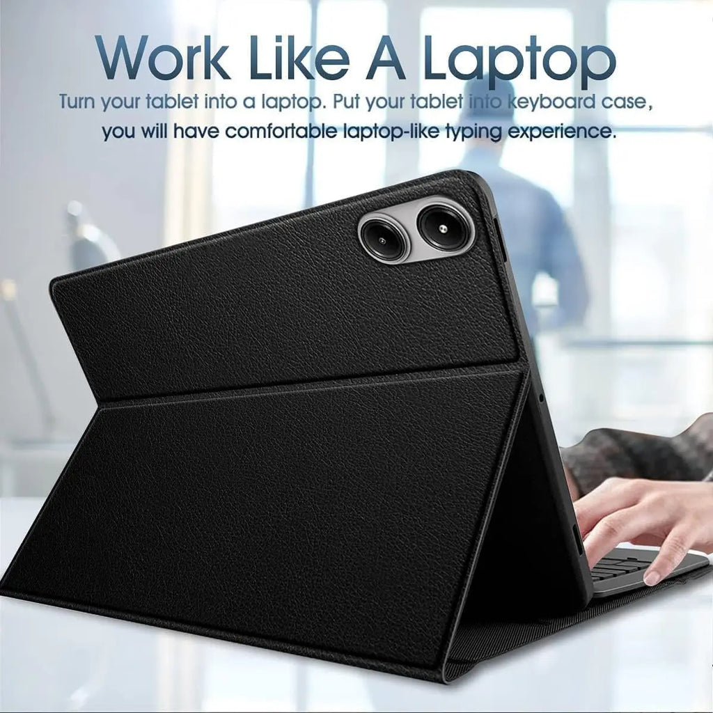 For Xiaomi Redmi Pad 2 Pro 12.1 Inch Case, Keyboard Cover for Xiaomi POCO Pad M1 12.1 inch Tablet Case With Pencil Holder