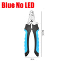 Tagliunghie professionale per animali con luce LED – forbici in acciaio inox
