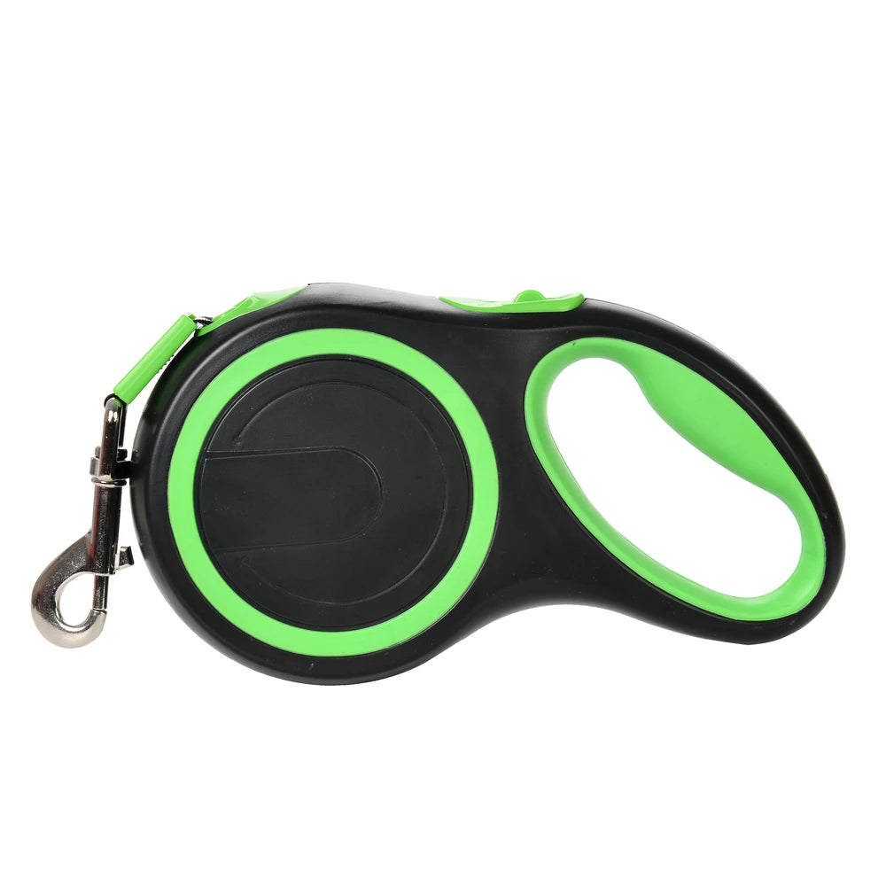 Guinzaglio Retrattile 5 m/8 m per Cani e Gatti – Nylon, Rilascio Rapido,…