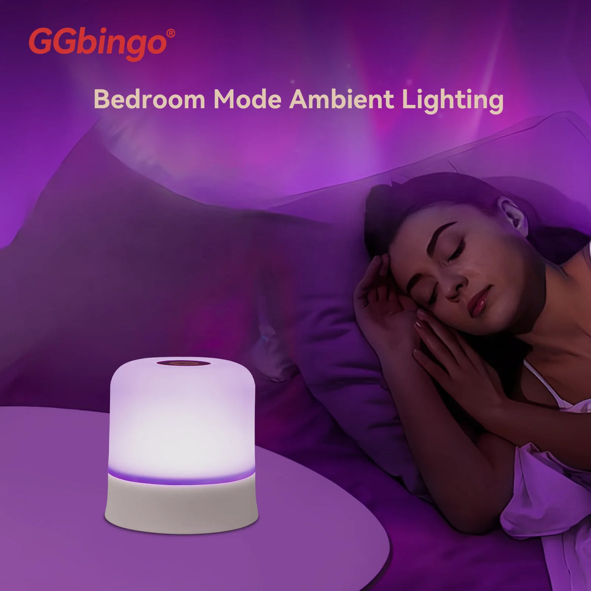 Lampada Notturna Touch RGB Ricaricabile con Telecomando – Illuminazione…