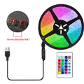 Striscia LED RGB 5 m con USB – Illuminazione TV, Gaming e Party