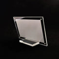 High Quality Photo Frame With Base Desk Card Sign Clear Label Plates Poster Price Tags Replacement Spare Parts