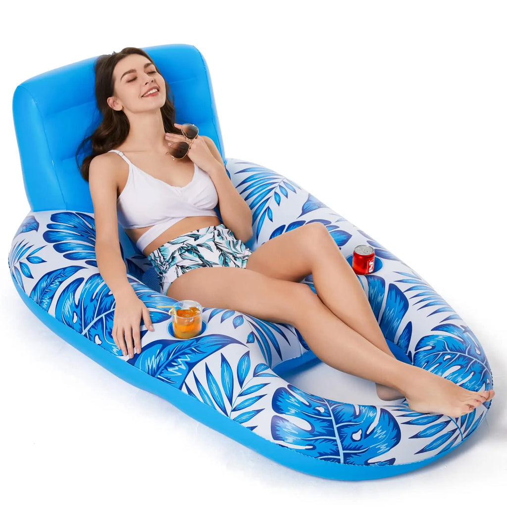Piscina Gonfiabile Adulto - Lettino Galleggiante Chaise Lounge