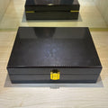 Classical Wooden Box with Lock, High-End Jewelry Storage Luxury Box