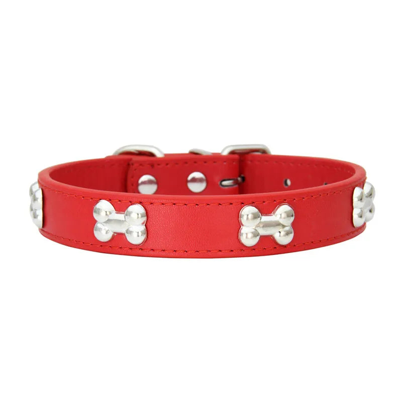 Collare in Pelle per Cani Piccoli e Medi, Breakaway Jeweled Personalizzabile