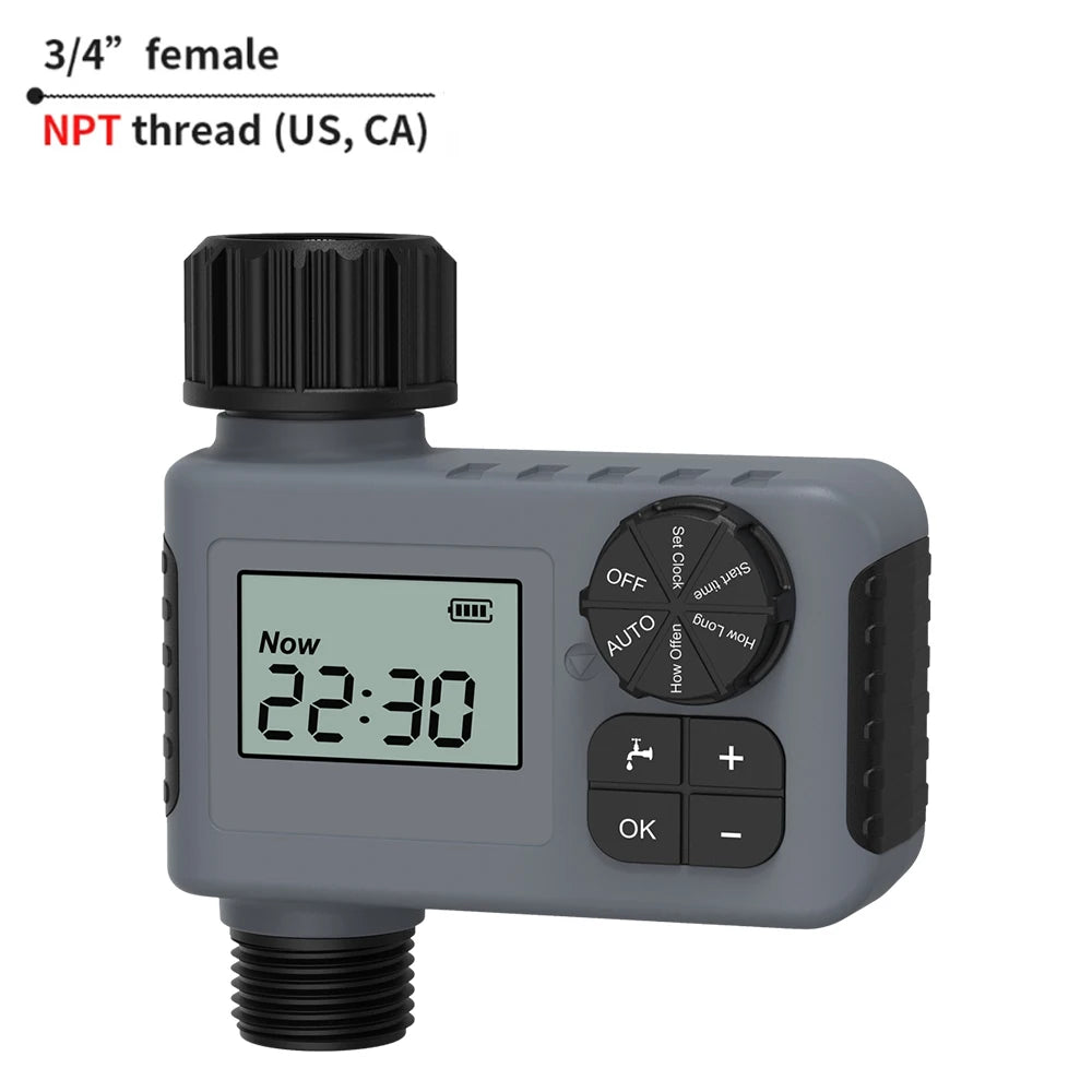 Timer programmabile per irrigazione giardino 1-3 zone con ritardo pioggia
