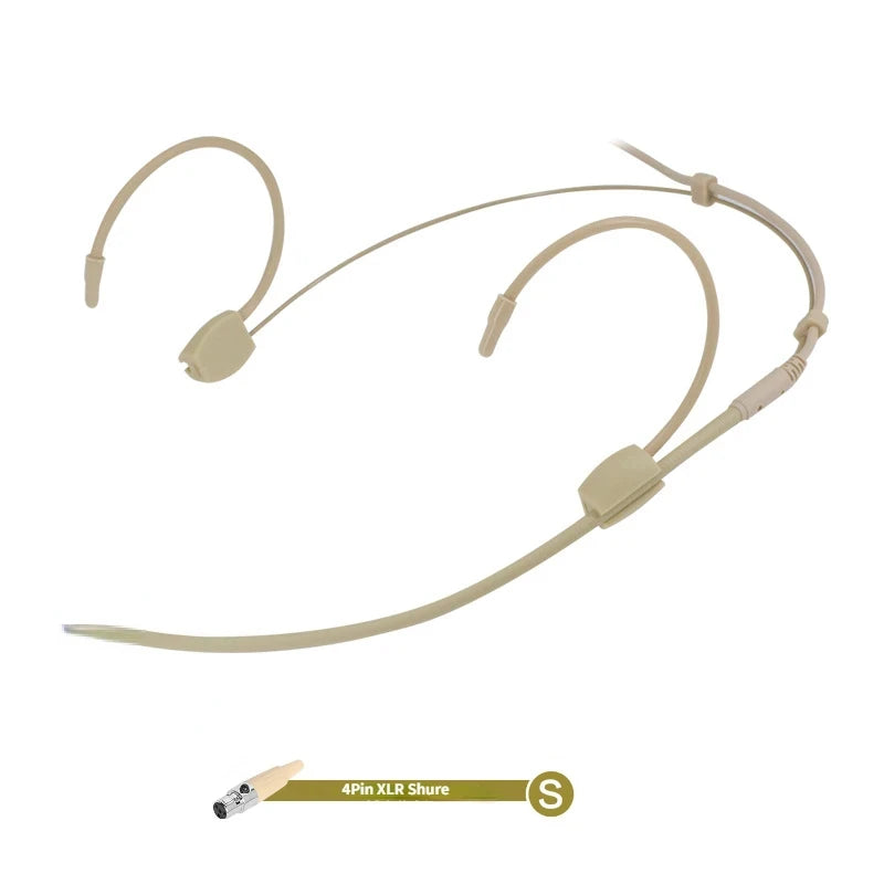 Cuffia con microfono omnidirezionale – compatibile con Sennheiser, Shure, AKG,…