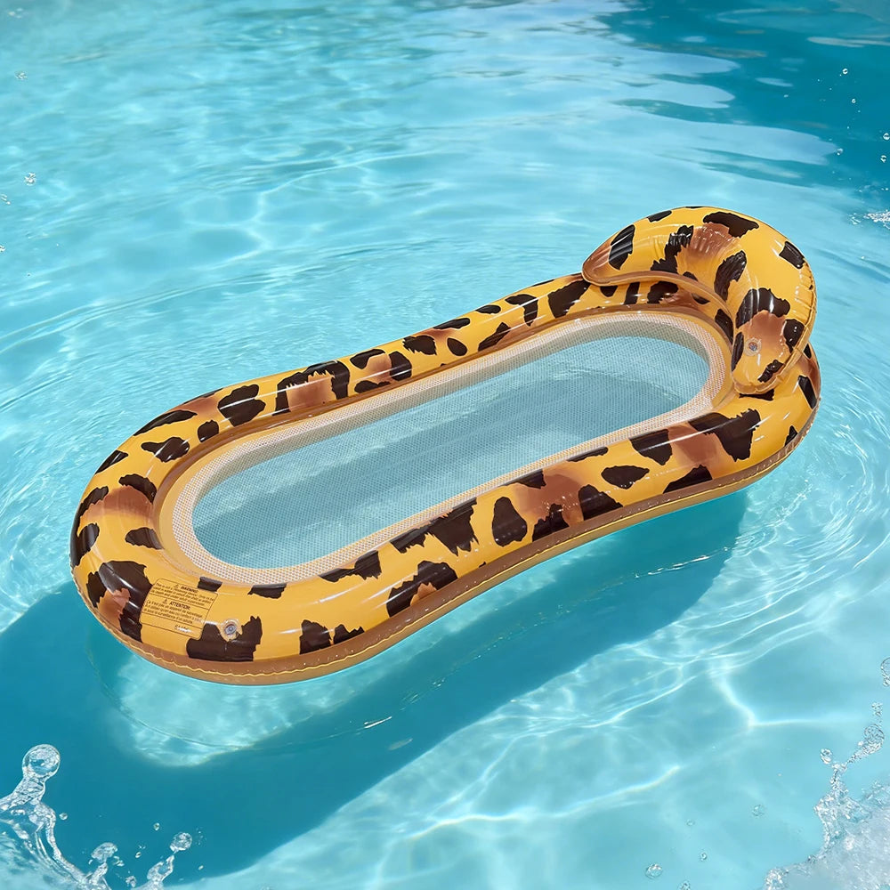 1pc Inflatable Water Floating Lounge Chair for Pool Beach Sea Party Casual Gathering - Single Piece Waterborne Floatation Seat