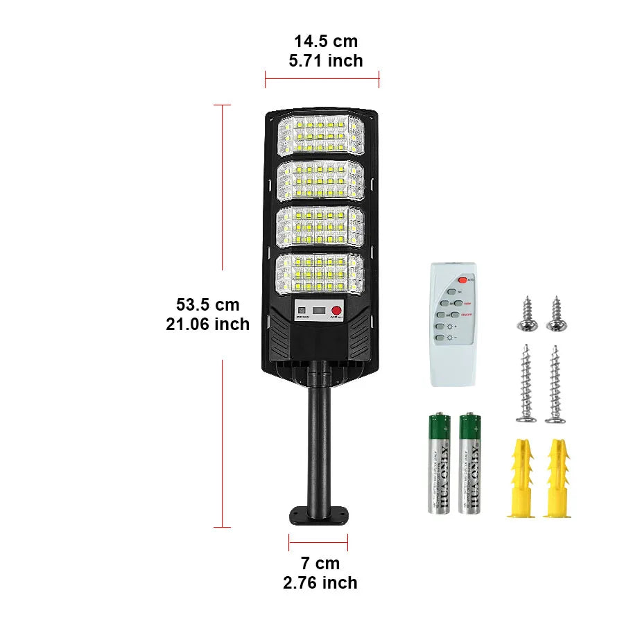 Lampada da Parete Solare LED con Sensore di Movimento, 84 LED, IP67, per…