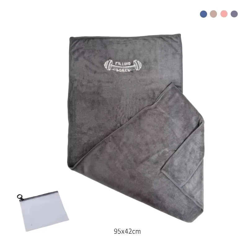 Asciugamano sportivo in microfibra 42×95 cm – rapido asciugatura, antiscivolo,…