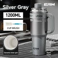 Termos 1,2 L acciaio inox con rivestimento ceramico, cannuccia e manico – 24 h