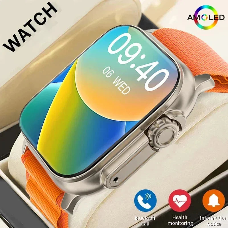 Smartwatch con Chiamate Bluetooth 2,01" HD — Fitness, Sonno e Notifiche