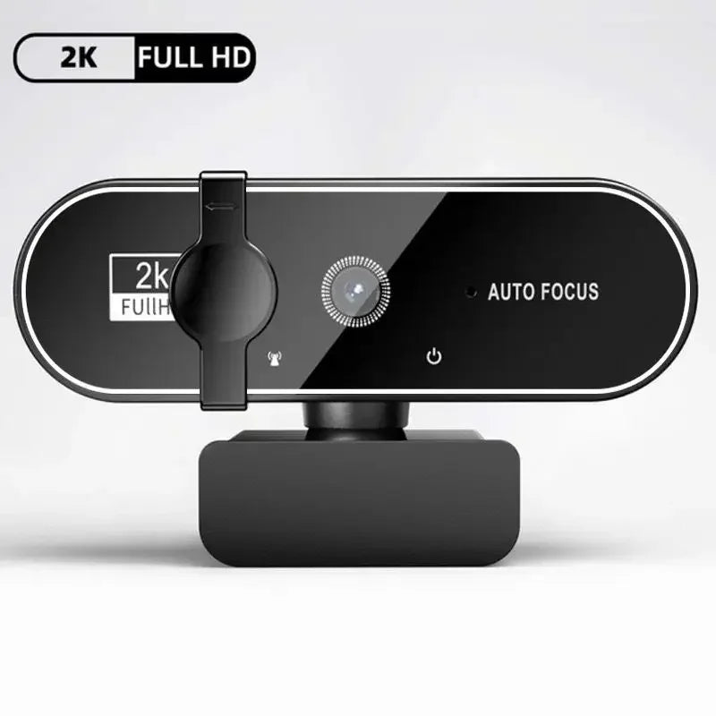 Webcam 4K Full HD con autofocus, microfono integrato e USB 2.0
