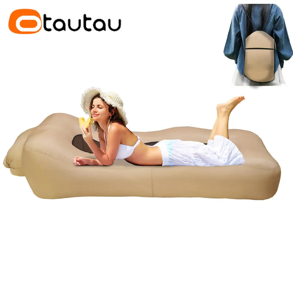 Canapé gonflable d'extérieur, matelas flottant pour piscine, plage et…