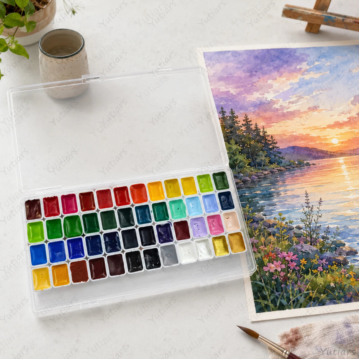 Set di acquerelli 48 colori 1 ml per artisti, adulti e principianti