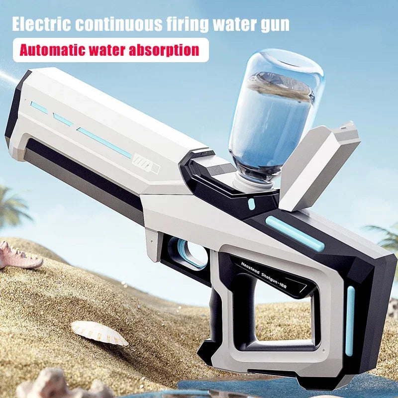 Pistola d'Acqua Elettrica per Adulti, Spruzzo Potente, Portata 8 m