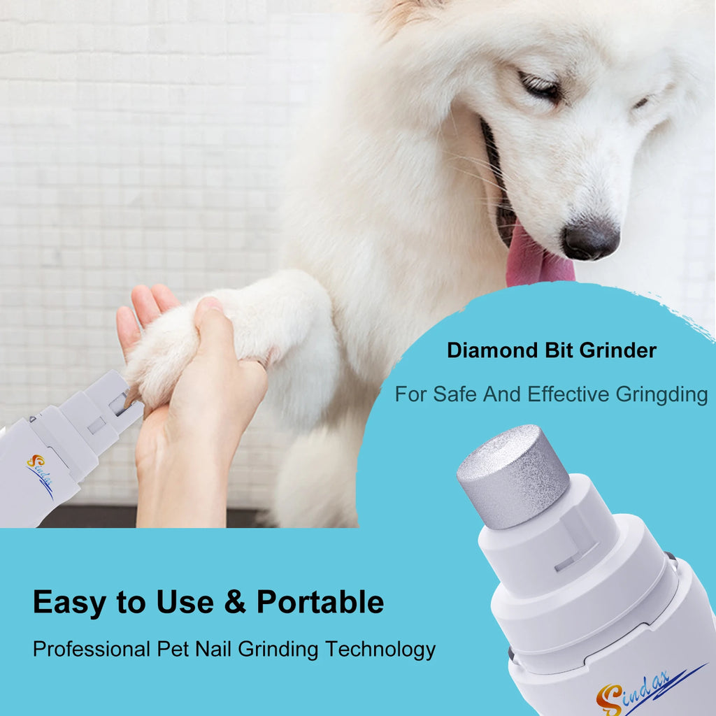 Lima elettrica USB per unghie cani e gatti – Taglio silenzioso e indolore